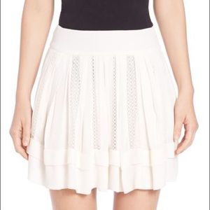 IRO white mini skirt - new with tag - Size 8 / 10